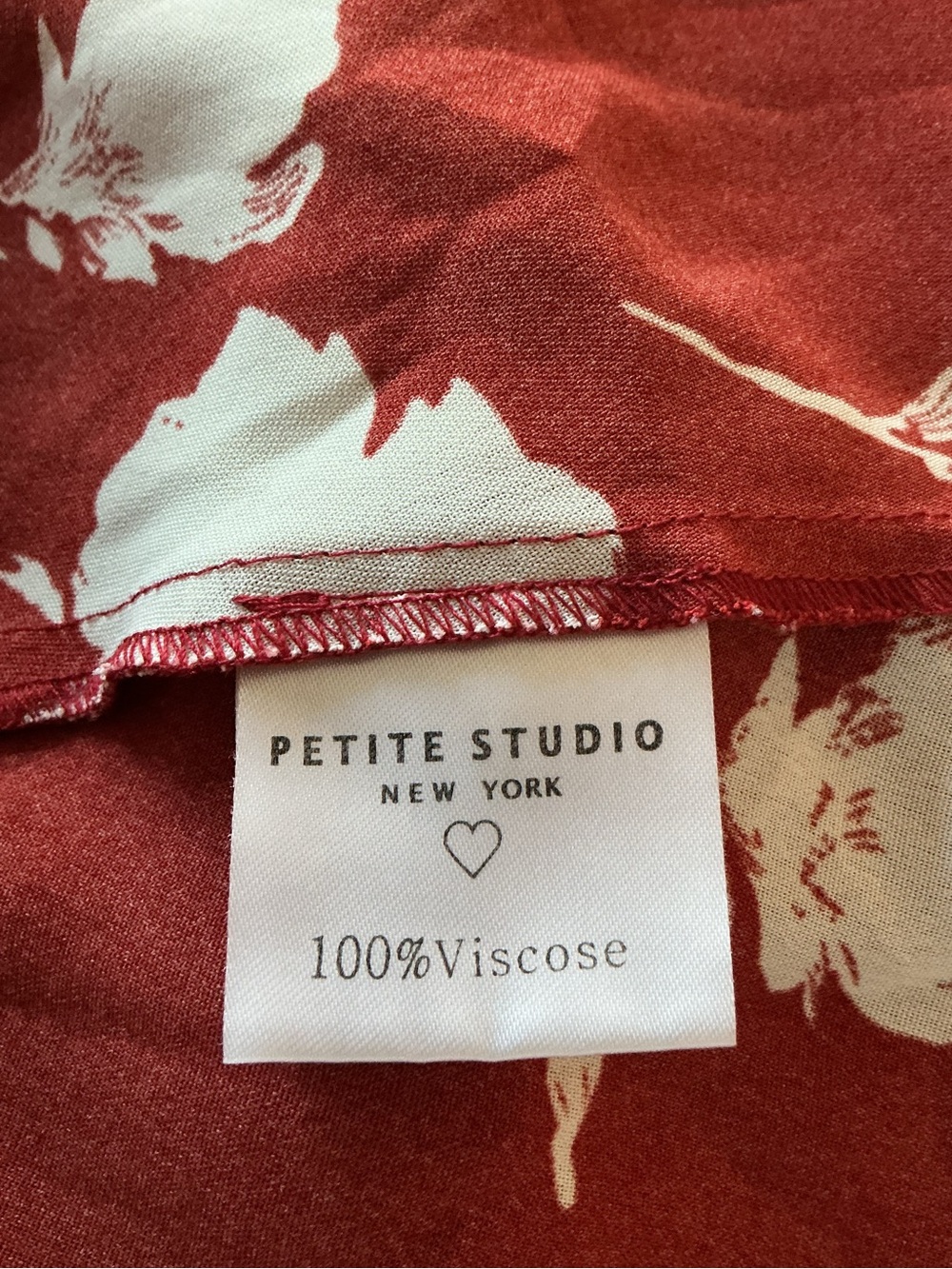 Petite Studio Floral Midi Slip Dress Red White XS 100% Viscose - Picture 4 of 6